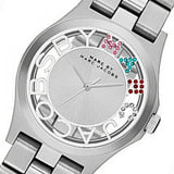  Shop Authentic Marc Jacobs Henry Skeleton Silver Dial Silver Steel Strap Watch for Women - MBM3262 - Luxxuri