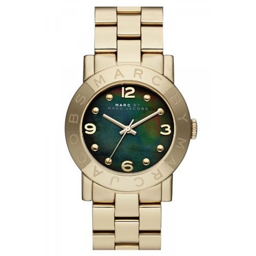  Shop Authentic Marc Jacobs Amy Black Dial Gold Steel Strap Watch for Women - MBM3273 - Luxxuri