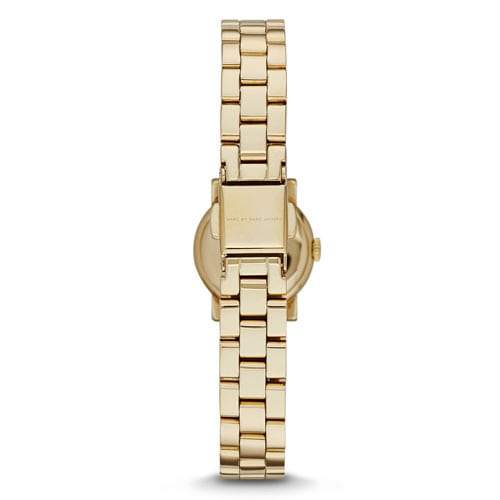  Shop Authentic Marc Jacobs Amy Mother of Pearl Black Dial Gold Steel Strap Watch for Women - MBM3275 - Luxxuri