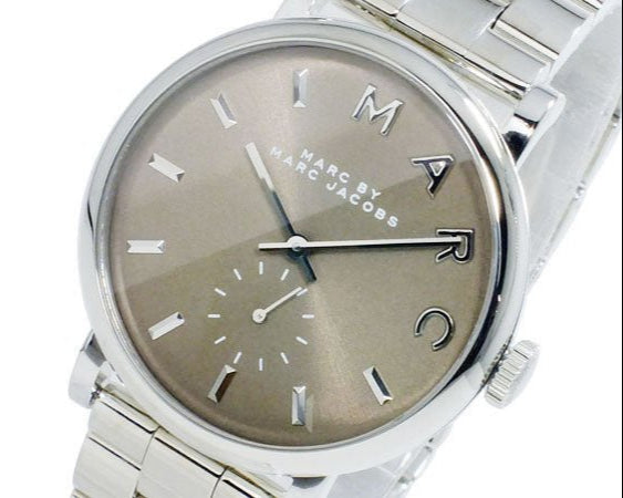  Shop Authentic Marc Jacobs Baker Brown Dial Silver Steel Strap Watch For Women - MBM3329 - Luxxuri