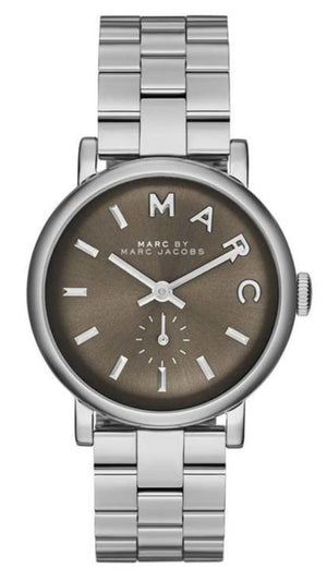  Shop Authentic Marc Jacobs Baker Brown Dial Silver Steel Strap Watch For Women - MBM3329 - Luxxuri