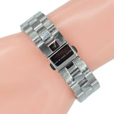  Shop Authentic Marc Jacobs Henry Transparent Silver Dial Silver Steel Strap Watch for Women - MBM3337 - Luxxuri
