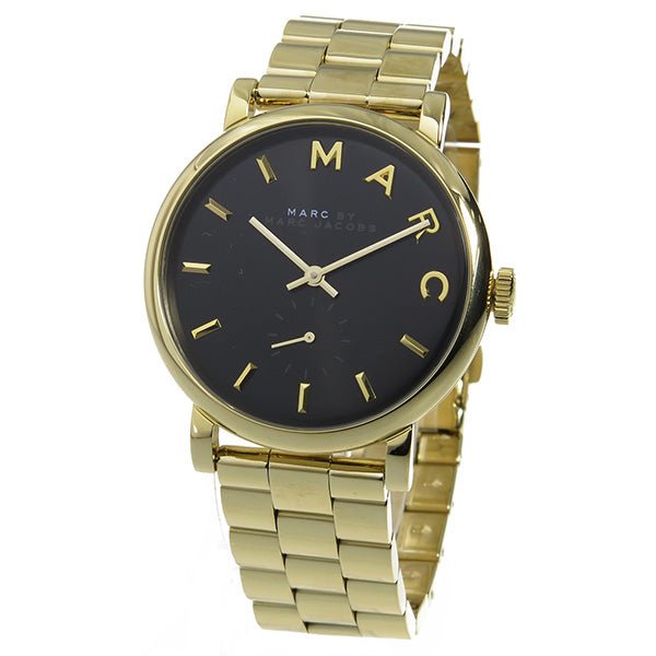  Shop Authentic Marc Jacobs Baker Black Dial Gold Steel Strap Watch for Women - MBM3355 - Luxxuri