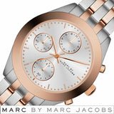  Shop Authentic Marc Jacobs Peeker Chronograph Silver Two Tone Steel Strap Watch for Women - MBM3369 - Luxxuri