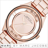  Shop Authentic Marc Jacobs Tether Transparent Rose Gold Dial Rose Gold Steel Strap Watch for Women - MBM3414 - Luxxuri