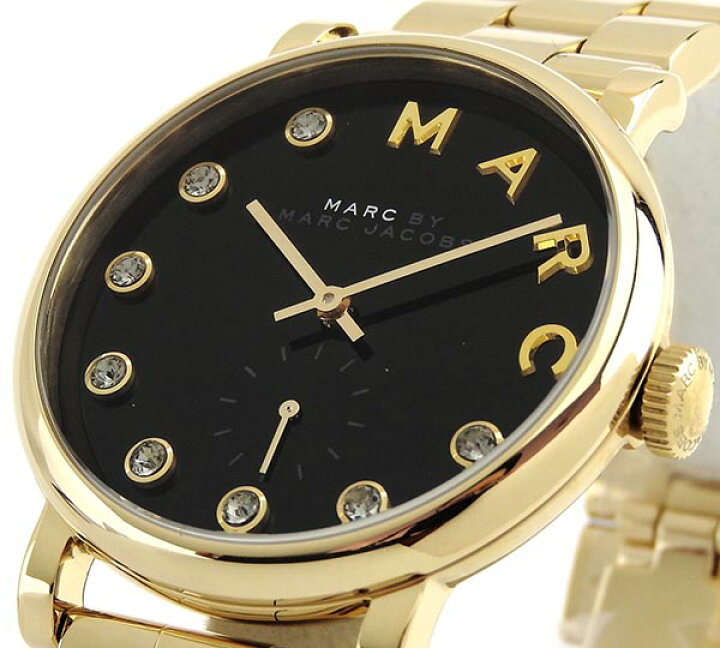  Shop Authentic Marc Jacobs Baker Dexter Black Dial Gold Steel Strap Watch for Women - MBM3421 - Luxxuri