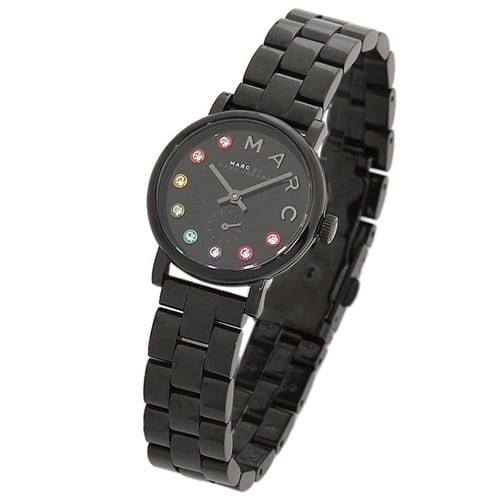  Shop Authentic Marc Jacobs Baker Black Dial Black Steel Strap Watch for Women - MBM3425 - Luxxuri