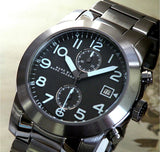  Shop Authentic Marc Jacobs Larry Chronograph Black Dial Grey Steel Strap Watch for Men - MBM5051 - Luxxuri