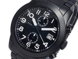  Shop Authentic Marc Jacobs Larry Chronograph Black Dial Black Steel Strap Watch for Men - MBM5052 - Luxxuri