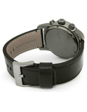  Shop Authentic Marc Jacobs Larry Chronograph Black Dial Black Leather Strap Watch for Men - MBM5054 - Luxxuri