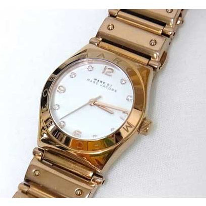  Shop Authentic Marc Jacobs Amy White Dial Gold Steel Strap Watch for Women - MBM8519 - Luxxuri