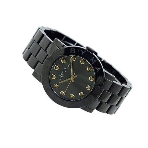 Shop Authentic Marc Jacobs Amy Black Dial Black Steel Strap Watch for Women - MBM8595 - Luxxuri