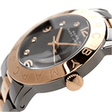  Shop Authentic Marc Jacobs Amy Grey Dial Two Tone Steel Strap Watch for Women - MBM3195 - Luxxuri