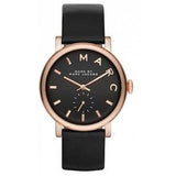  Shop Authentic Marc Jacobs Baker Black Dial Black Leather Strap Watch for Women - MBM8633 - Luxxuri