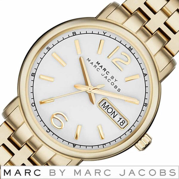  Shop Authentic Marc Jacobs Fergus White Dial Gold Steel Strap Watch for Women - MBM8647 - Luxxuri