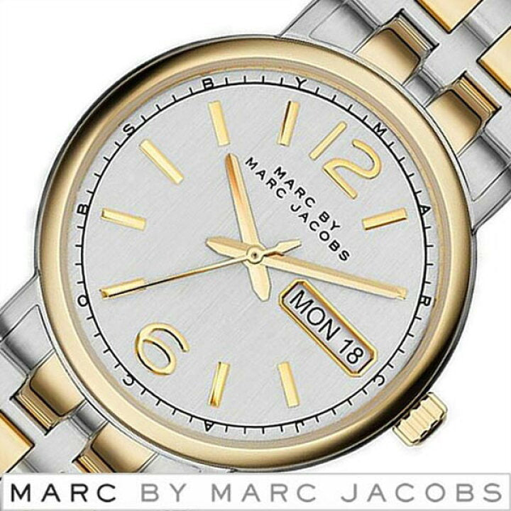  Shop Authentic Marc Jacobs Fergus Silver Dial Two Tone Steel Strap Watch for Women - MBM8652 - Luxxuri