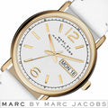  Shop Authentic Marc Jacobs Fergus White Dial White Leather Strap Watch for Women - MBM8653 - Luxxuri