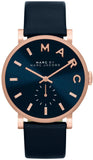  Shop Authentic Marc Jacobs Baker Navy Blue Dial Navy Blue Leather Strap Watch for Women - MBM1329 - Luxxuri
