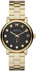  Shop Authentic Marc Jacobs Baker Dexter Black Dial Gold Steel Strap Watch for Women - MBM3421 - Luxxuri
