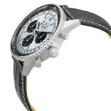  Shop Authentic Breitling Navitimer B01 Chronograph 43 Blue Dial Black Leather Strap Watch for Men - AB0138241C1P1 - Luxxuri