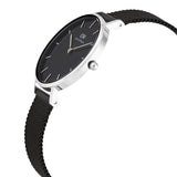  Shop Authentic Daniel Wellington Petite Ashfield Black Dial Black Mesh Strap Watch For Women - DW00100202 - Luxxuri