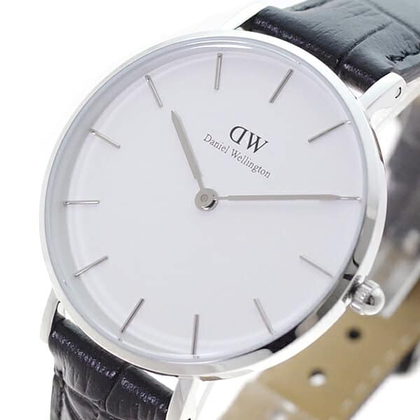  Shop Authentic Daniel Wellington Classic Petite Reading White Dial Black Leather Strap Watch For Women - DW00100185 - Luxxuri