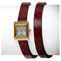  Shop Authentic Gucci G Frame White Dial Red Leather Strap Watch For Women - YA128524 - Luxxuri