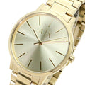  Shop Authentic Armani Exchange Cayde Analog Gold Dial Gold Steel Strap Watch For Men - AX2707 - Luxxuri