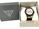  Shop Authentic Guess Limelight Quartz White Dial Black Leather Strap Watch For Women - W0775L9 - Luxxuri