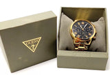  Shop Authentic Guess Hendrix Multifunction Black Dial Gold Steel Strap Watch for Men - W1309G2 - Luxxuri