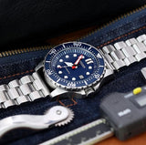  Shop Authentic Citizen Promaster Mechanical Blue Dial Silver Steel Strap Watch For Men - NJ0121-89L - Luxxuri