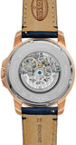  Shop Authentic Fossil Grant Mechanical Blue Dial Blue Leather Strap Watch for Men - ME3054 - Luxxuri