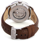  Shop Authentic Fossil Townsman Automatic White Dial Brown Leather Strap Watch for Men - ME3064 - Luxxuri