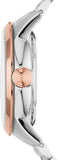  Shop Authentic Fossil Townsman Automatic Skeleton White Dial Two Tone Steel Strap Watch for Men - ME3075 - Luxxuri