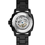  Shop Authentic Fossil Modern Machine Automatic Silver Dial Black Steel Strap Watch for Men - ME3080 - Luxxuri