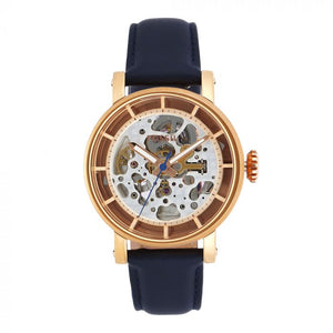  Shop Authentic Fossil Original Boyfriend Skeleton White Dial Blue Leather Strap Watch for Women - ME3086 - Luxxuri
