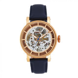 Shop Authentic Fossil Original Boyfriend Skeleton White Dial Blue Leather Strap Watch for Women - ME3086 - Luxxuri