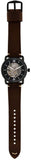  Shop Authentic Fossil Commuter Automatic Black Dial Brown Leather Strap Watch for Men - ME3158 - Luxxuri