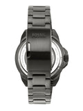  Shop Authentic Fossil Bronson Automatic Skeleton Black Dial Grey Steel Strap Watch for Men - ME3218 - Luxxuri