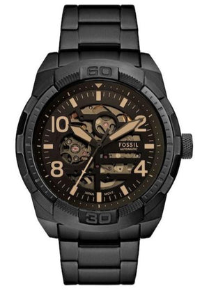  Shop Authentic Fossil Bronson Chronograph Black Dial Black Steel Strap Watch for Men - FS5876 - Luxxuri