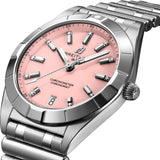  Shop Authentic Breitling Chronomat 32 Diamonds Pink Dial Silver Steel Strap Watch for Women - A77310101K1A1 - Luxxuri