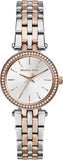  Shop Authentic Michael Kors Darci Silver Dial Two Tone Steel Strap Watch for Women - MK3298 - Luxxuri