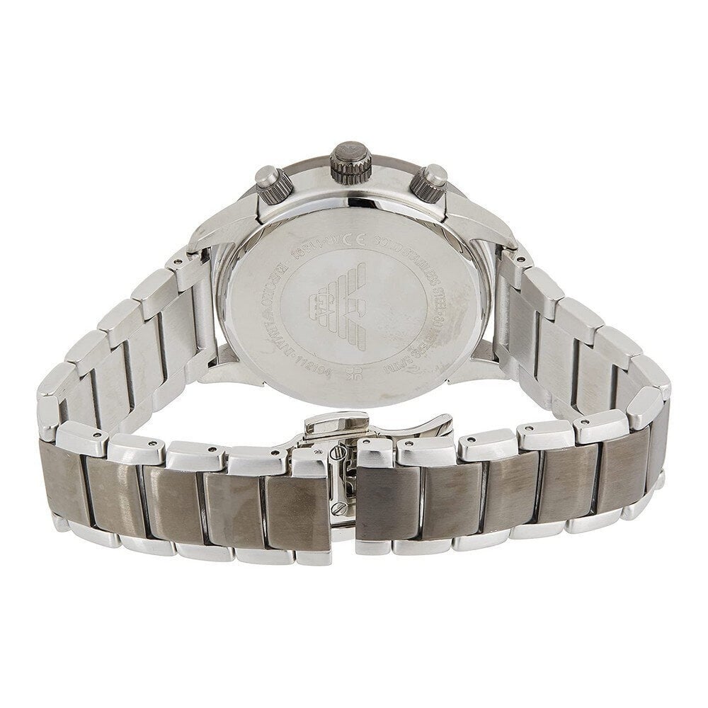  Shop Authentic Emporio Armani Chronograph Grey Dial Two Tone Steel Strap Watch For Men - AR11391 - Luxxuri