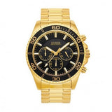  Shop Authentic Guess Chaser Chronograph Black Dial Gold Steel Strap Watch for Men - W0170G2 - Luxxuri