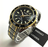  Shop Authentic Citizen Eco Drive Promaster Diver Black Dial Two Tone Steel Strap Watch For Men - BN0194-57E - Luxxuri