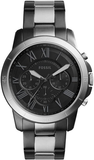  Shop Authentic Fossil Grant Chronograph Black Dial Two Tone Steel Strap Watch for Men - FS5269 - Luxxuri