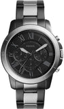  Shop Authentic Fossil Grant Chronograph Black Dial Two Tone Steel Strap Watch for Men - FS5269 - Luxxuri