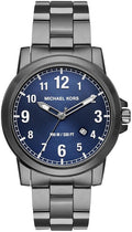  Shop Authentic Michael Kors Paxton Analog Blue Dial Grey Steel Strap Watch For Men - MK8499 - Luxxuri