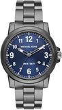  Shop Authentic Michael Kors Paxton Analog Blue Dial Grey Steel Strap Watch For Men - MK8499 - Luxxuri