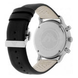  Shop Authentic Emporio Armani Gianni White Dial Black Leather Strap Watch For Men - AR0385 - Luxxuri